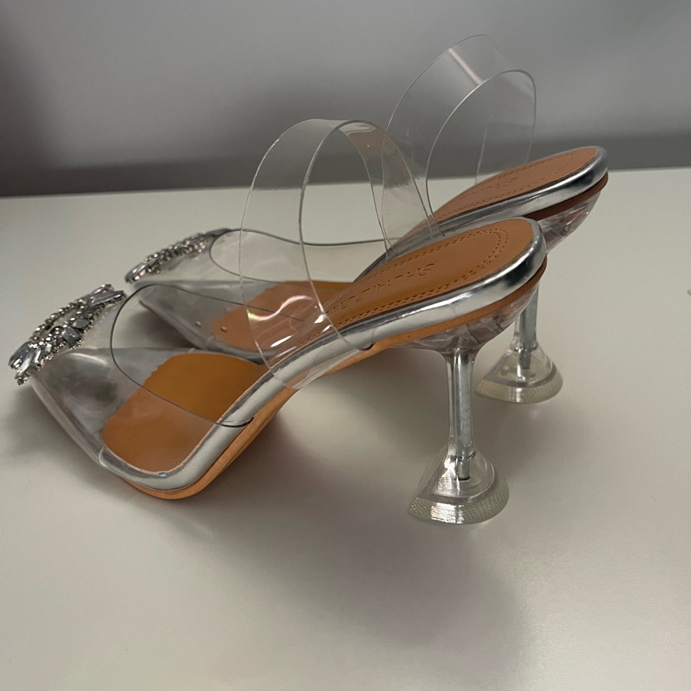 ❌SOLD❌ Rhinestone Decor Clear High Heels - Picture 7 of 10